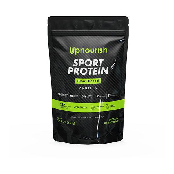 UpNourish Plant Based Sport Protein Powder - MyoVera